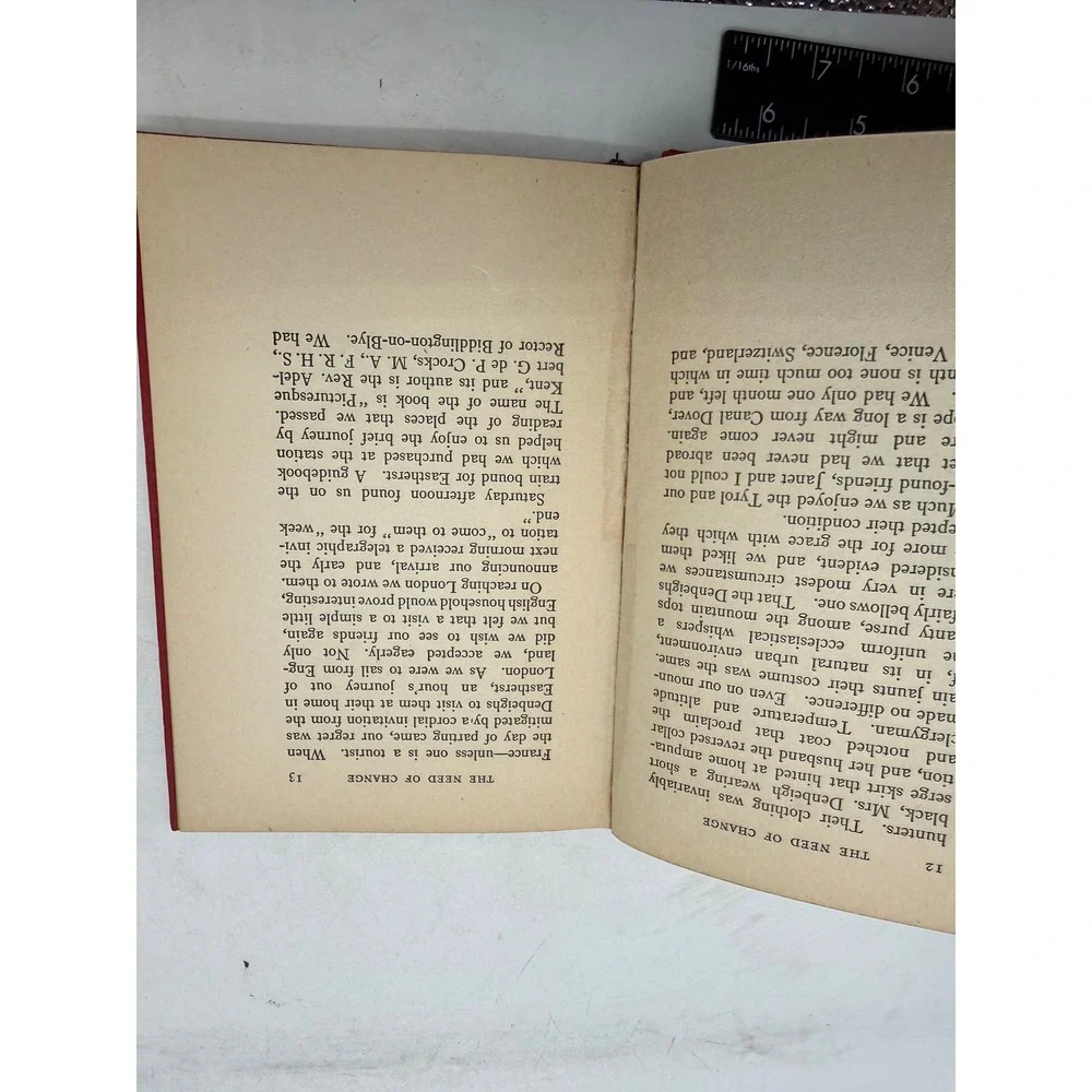 The Need of Change Julian Street 1909 Fifth Anniversary Edition Hardcover Book